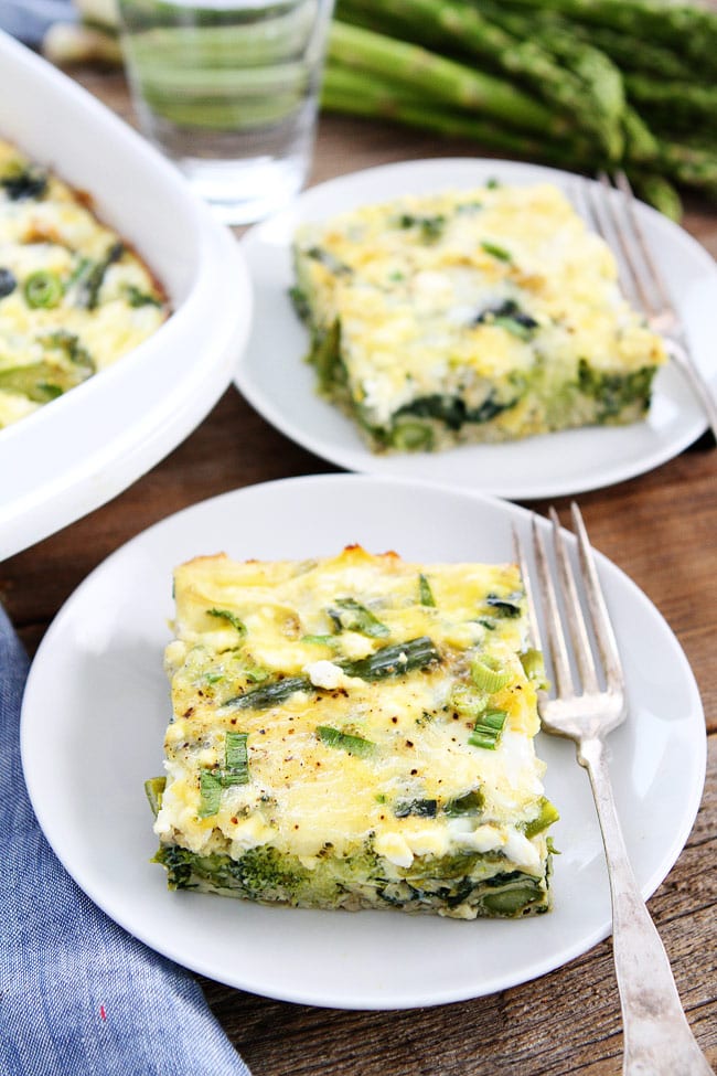 Spring Vegetable Egg Casserole Recipe