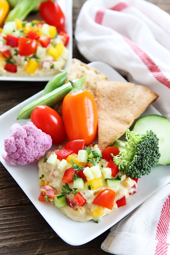 Veggie Hummus Recipe