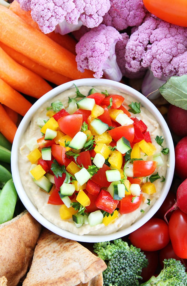 Veggie Hummus Recipe