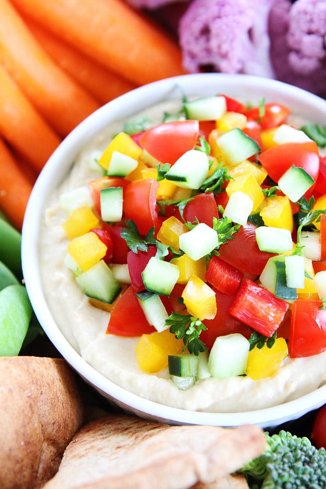 Veggie Hummus Recipe