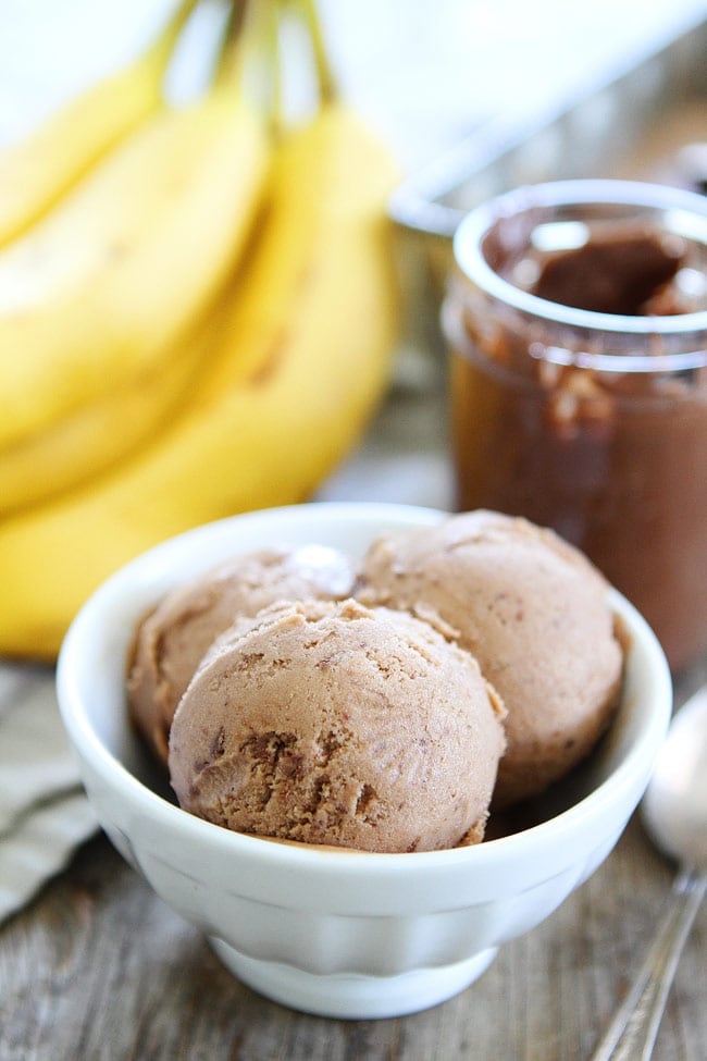 2-Ingredient Banana Ice Cream (SO Easy)