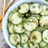 Cucumber Salad makes a crisp, cool side dish