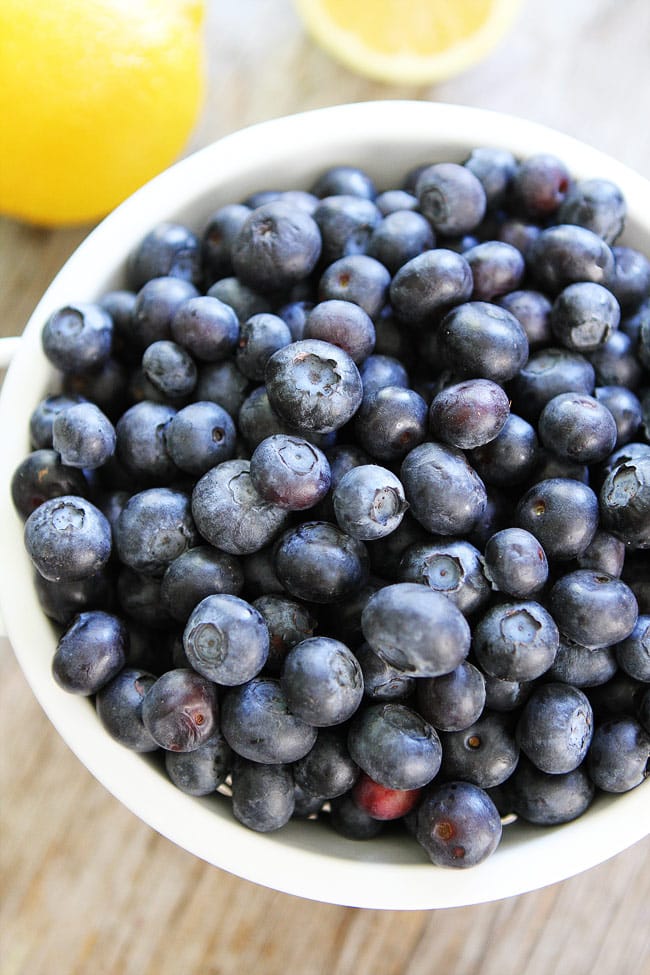 Bowl Of Blueberries for Blueberry Loaf