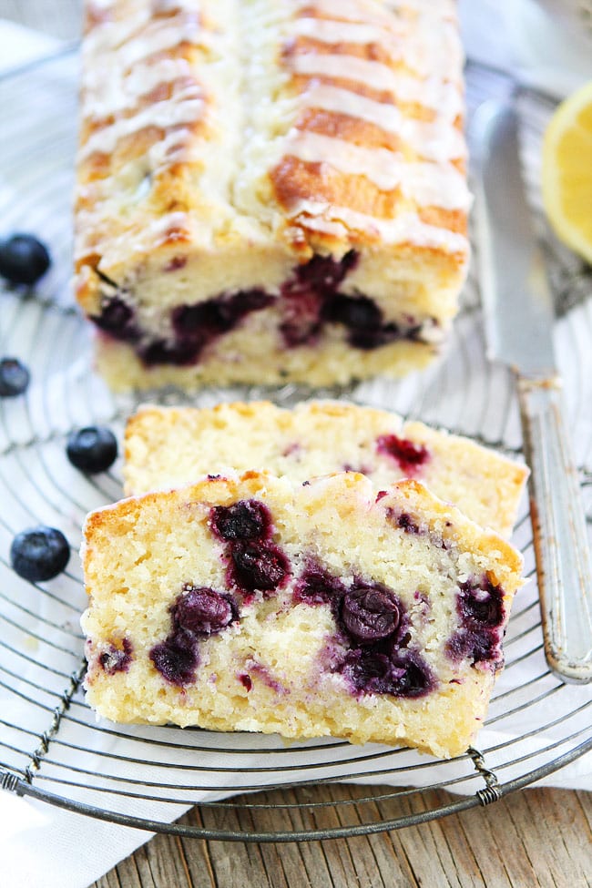 Lemon Blueberry Loaf Cake Recipe