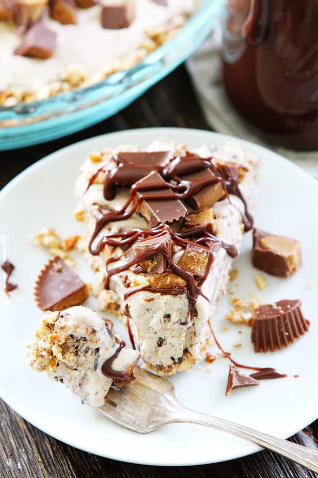 Peanut Butter Pretzel Ice Cream Pie Recipe