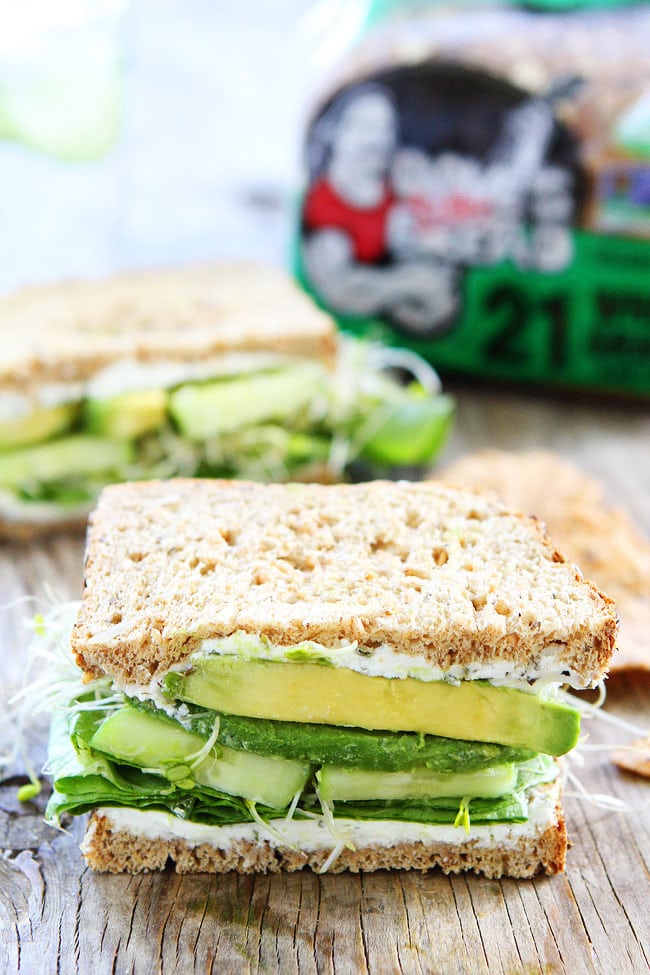 Cucumber and Avocado Sandwich Recipe