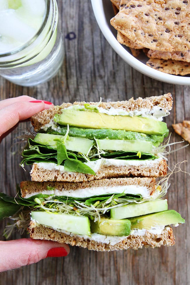 Cucumber and Avocado Sandwich Recipe