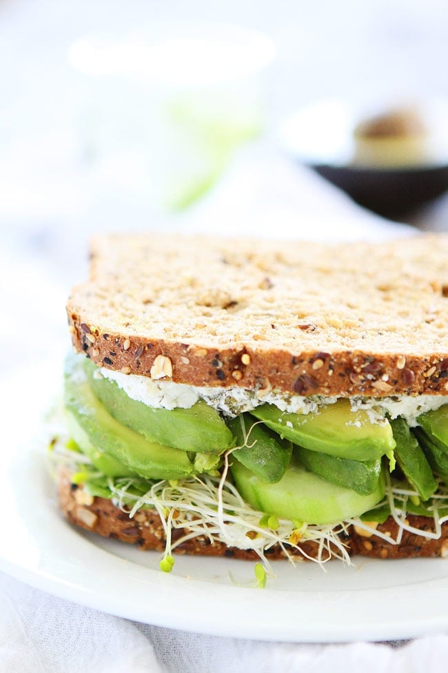 Cucumber and Avocado Sandwich Recipe