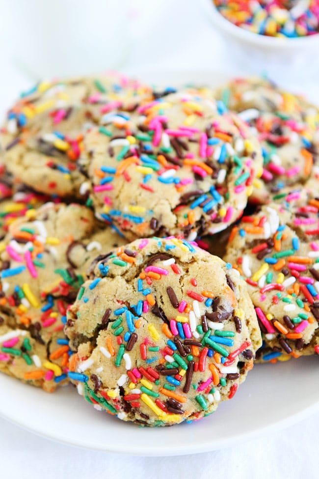 Chocolate Chip Cookies with Sprinkles