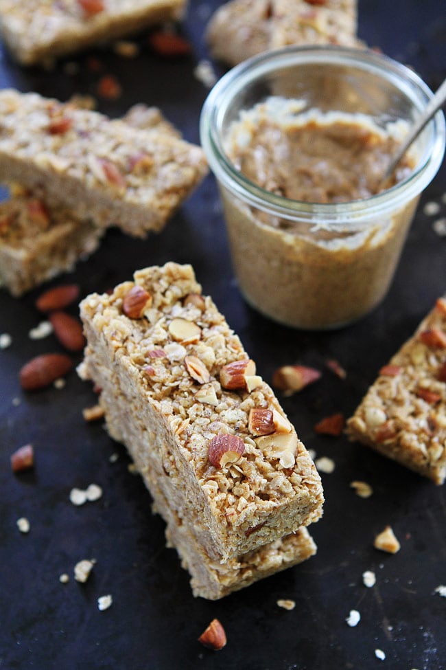 No-Bake-Almond-Butter-Granola-Bars-4