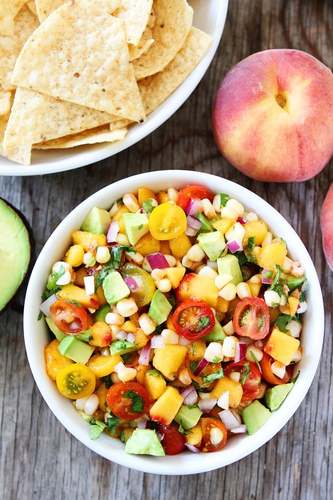 Peach, Corn, and Avocado Salsa Recipe