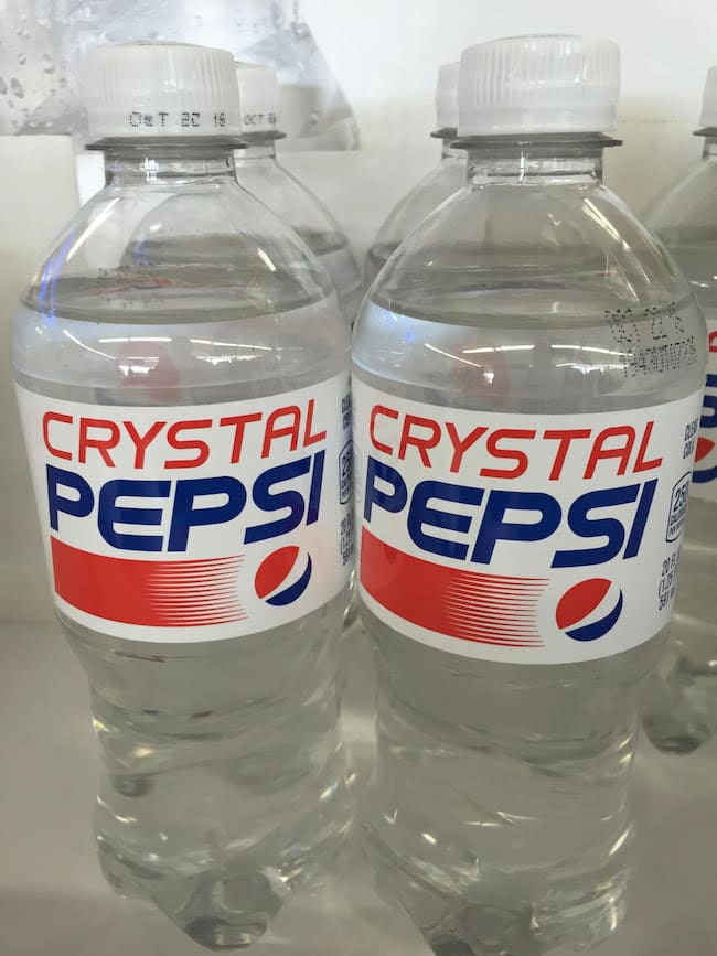 clear pepsi