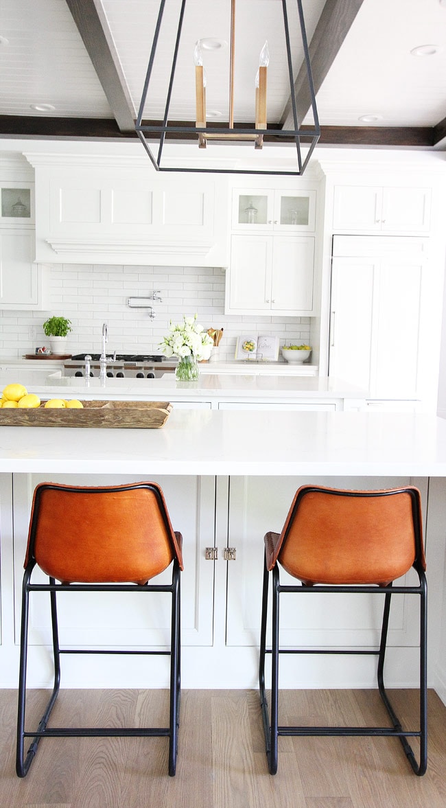 White Kitchen with Open Concept