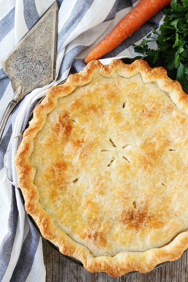 Perfectly baked homemade Chicken Pot Pie