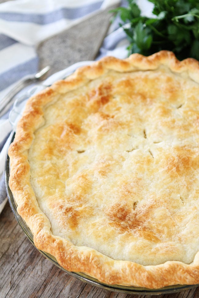 How to make chicken pot pie with classic buttery chicken pot pie crust