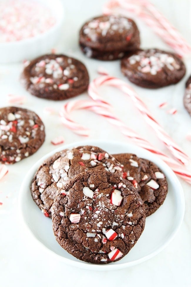 Chocolate Peppermint Crunch Cookies