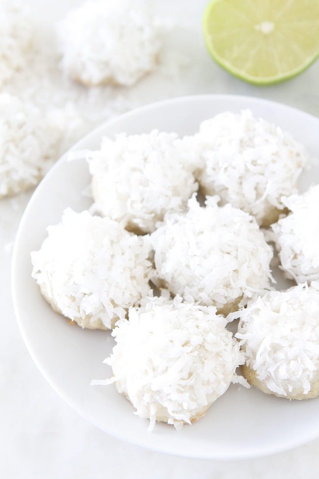 Lime Coconut Snowball Cookie Recipe