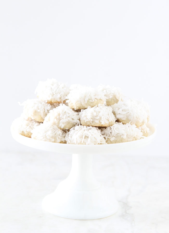 Lime Coconut Snowball Cookie Recipe