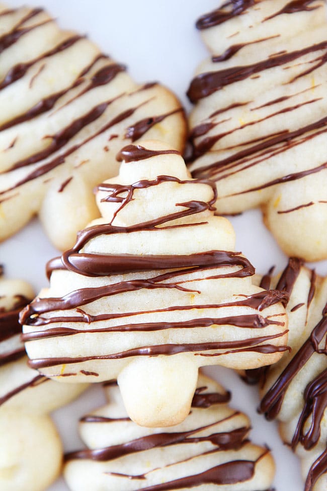 Orange Chocolate Spritz Cookie Recipe