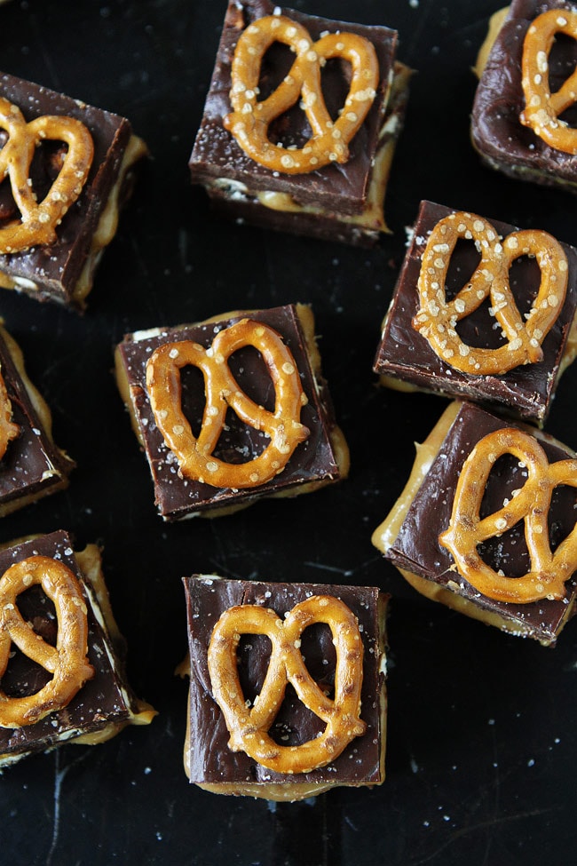 Salted Caramel Pretzel Fudge Recipe