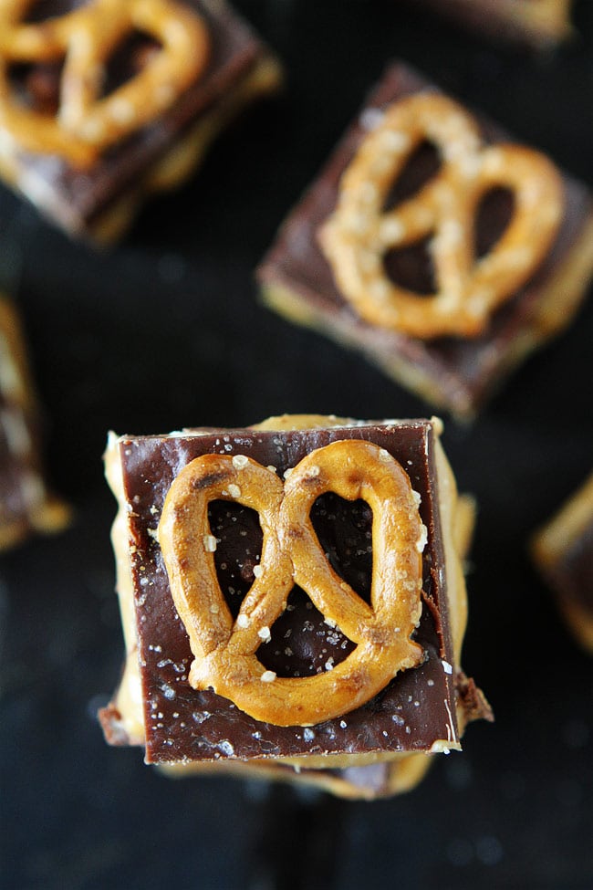 Salted Caramel Pretzel Fudge Recipe