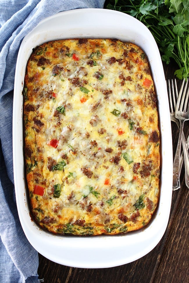 Egg Sausage Potato Casserole