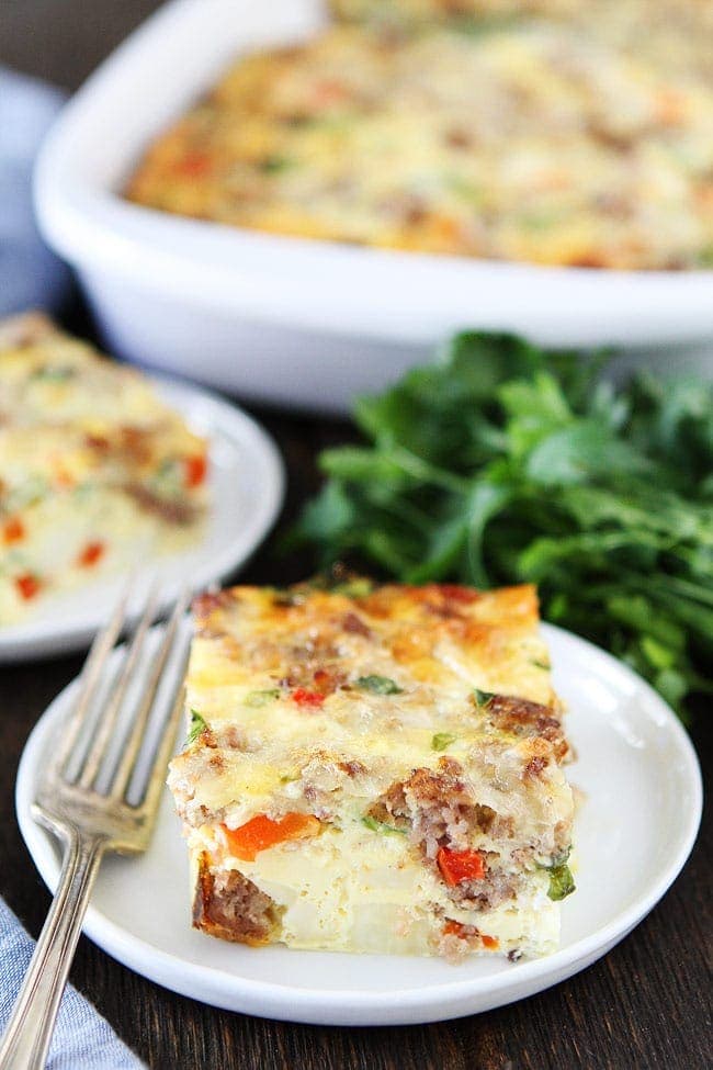 Egg Sausage Potato Casserole