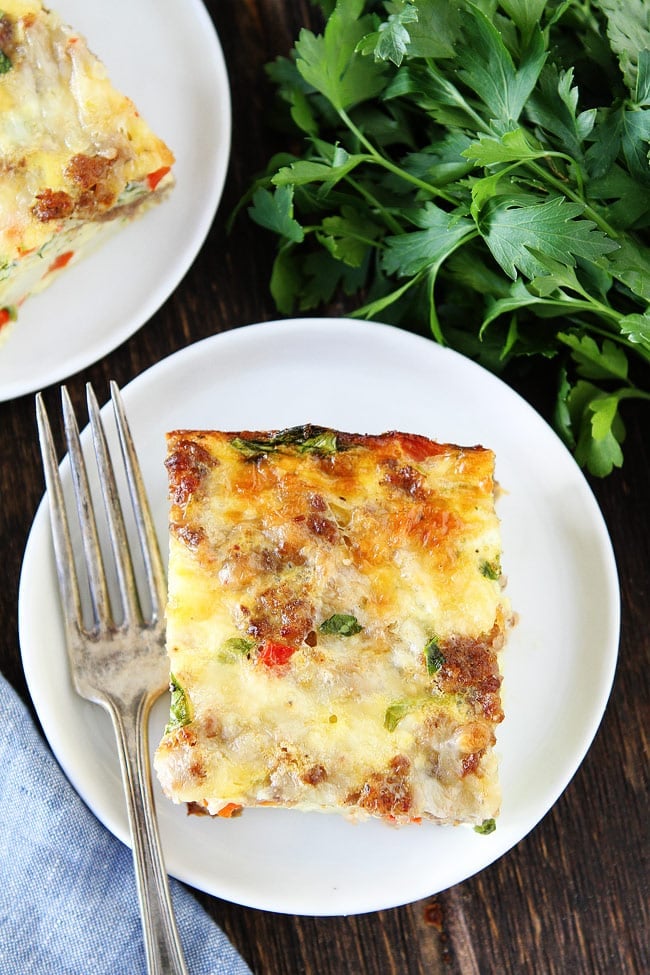 Sausage, Cheese, and Potato Egg Casserole Recipe