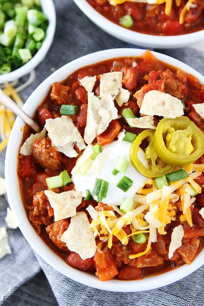 Smoky Bacon Chili Recipe