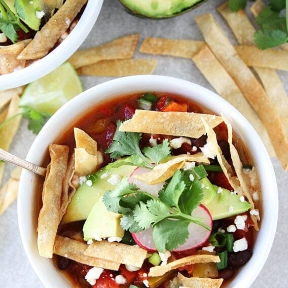 Slow Cooker Tortilla Soup