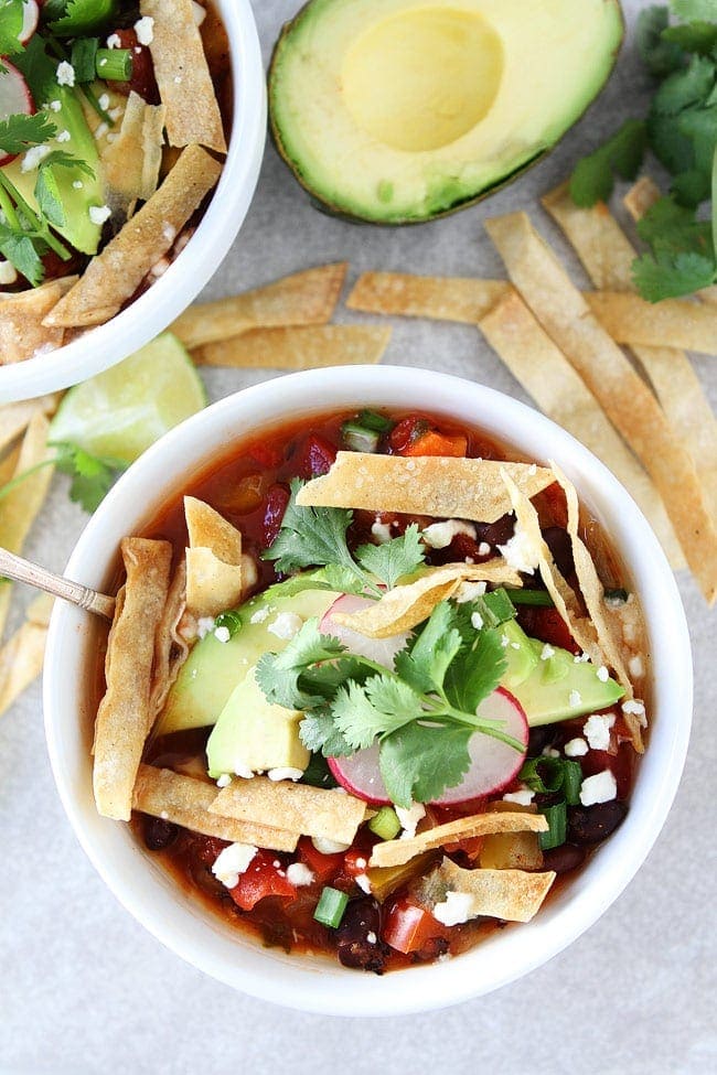 Slow Cooker Tortilla Soup