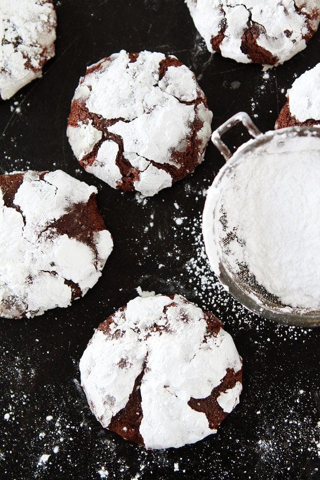 Snowy-Topped Brownie Drops Recipe