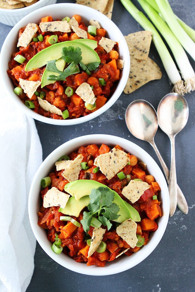 Sweet Potato Chickpea Chili Recipe