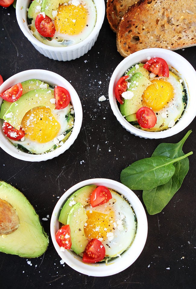 Baked Eggs with Spinach Two Peas Their Pod Baked Eggs with Spinach Two Peas Their Pod