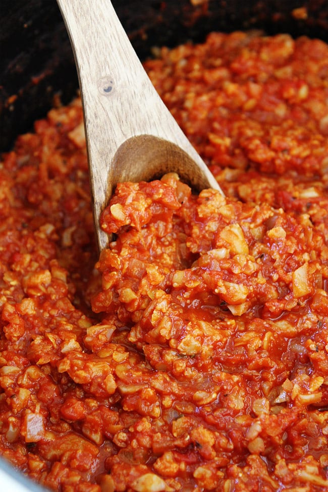 Cauliflower Bolognese Sauce Recipe