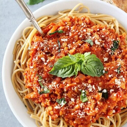 Cauliflower Bolognese Recipe
