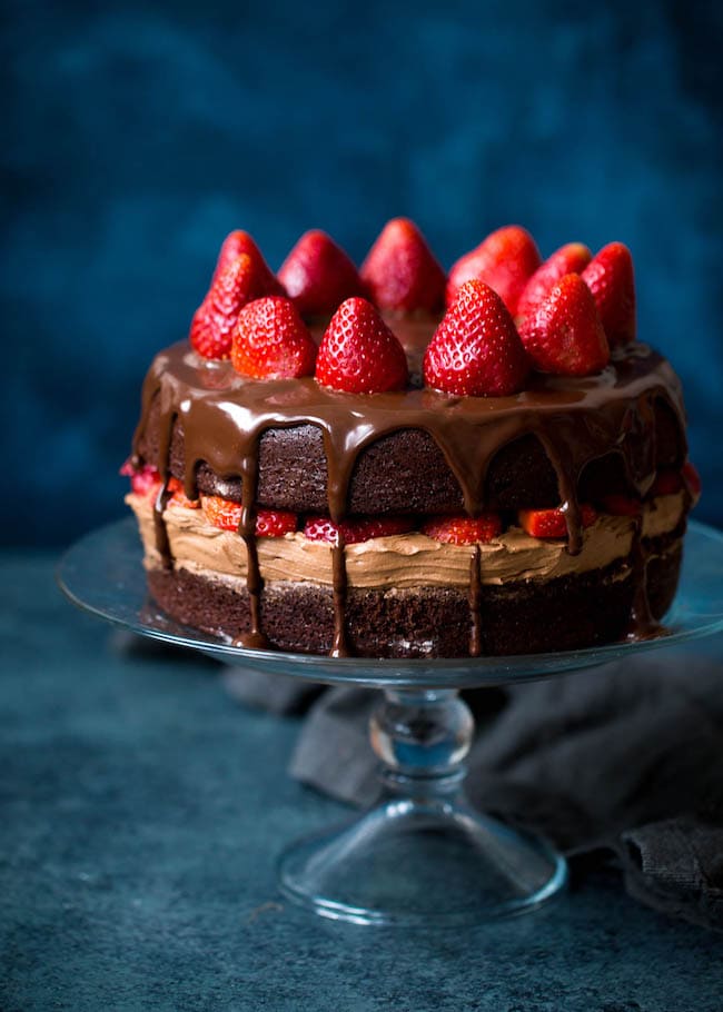 Strawberry Chocolate Cake Recipe