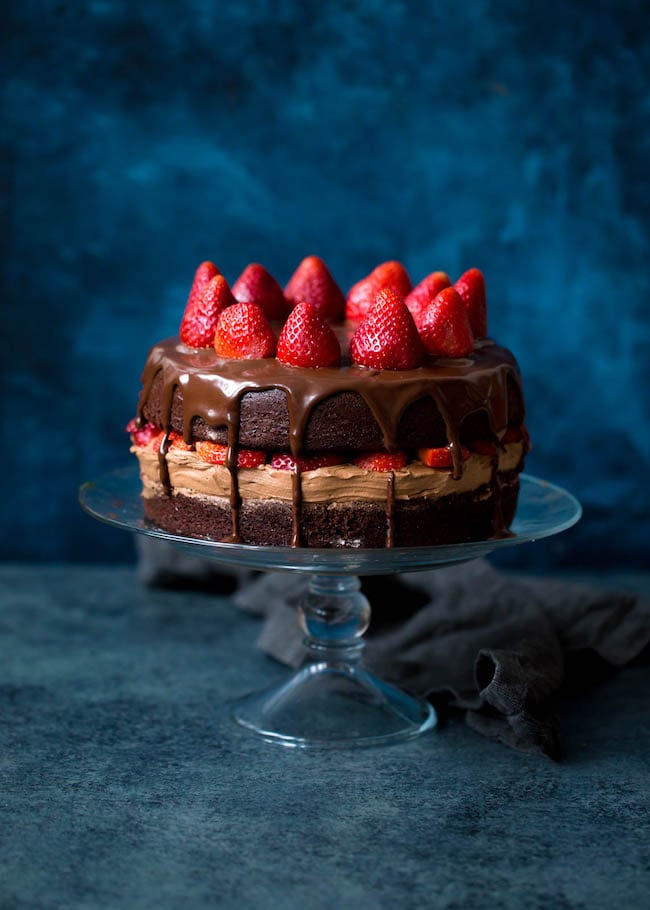 Strawberry Chocolate Cake Recipe