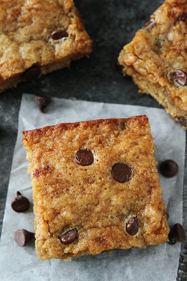 Brown Butter Banana Chocolate Chip Bars Recipe