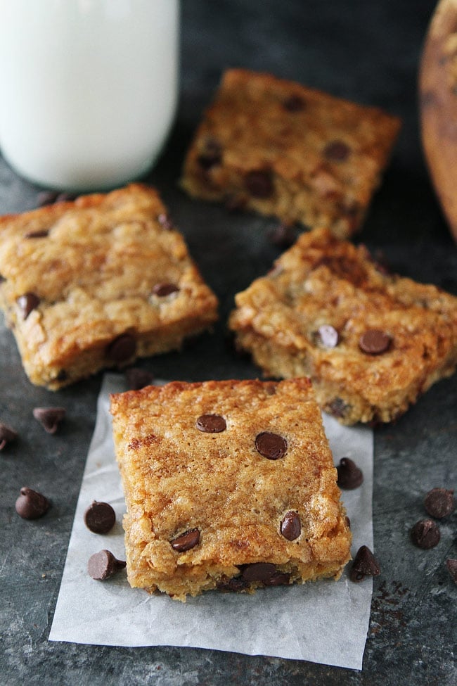 Brown Butter Banana Chocolate Chip Bars Recipe