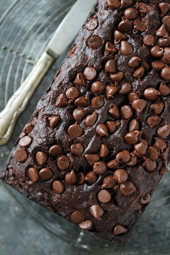 Chocolate Banana Bread whole loaf