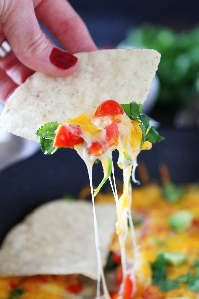 Easy Skillet Queso Dip Recipe