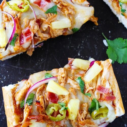 BBQ Chicken French Bread Pizza