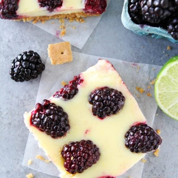 Blackberry Lime Bars Recipe