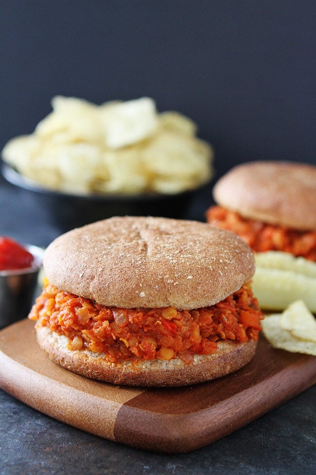 Cauliflower Lentil Sloppy Joes Recipe