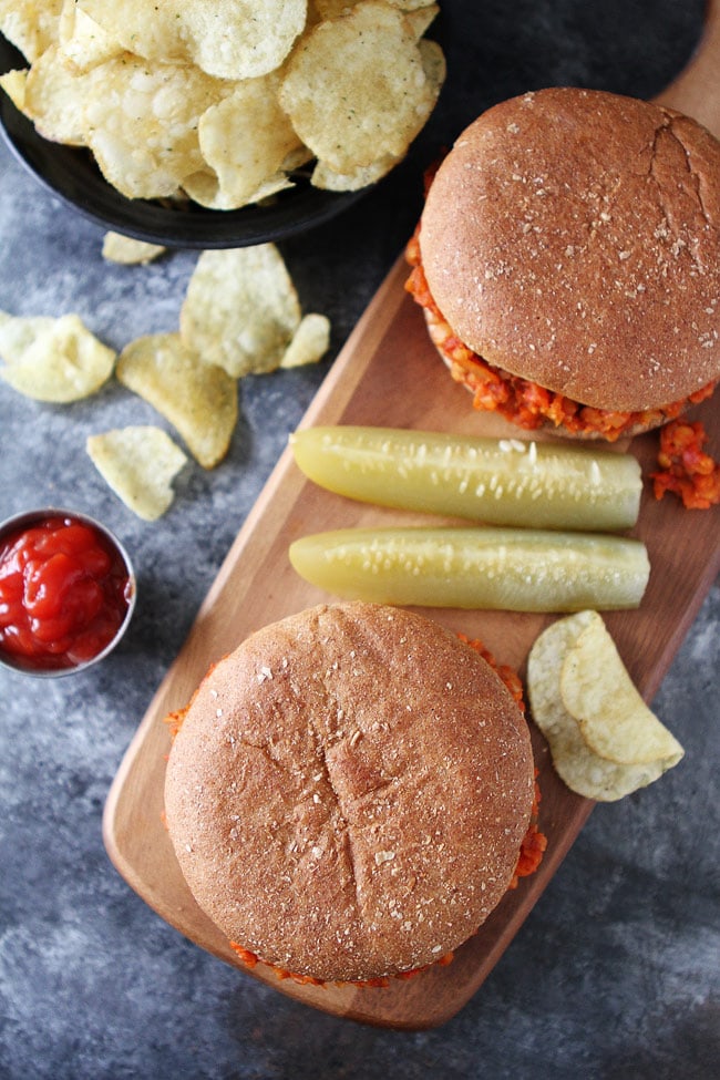 Cauliflower Lentil Sloppy Joes Recipe