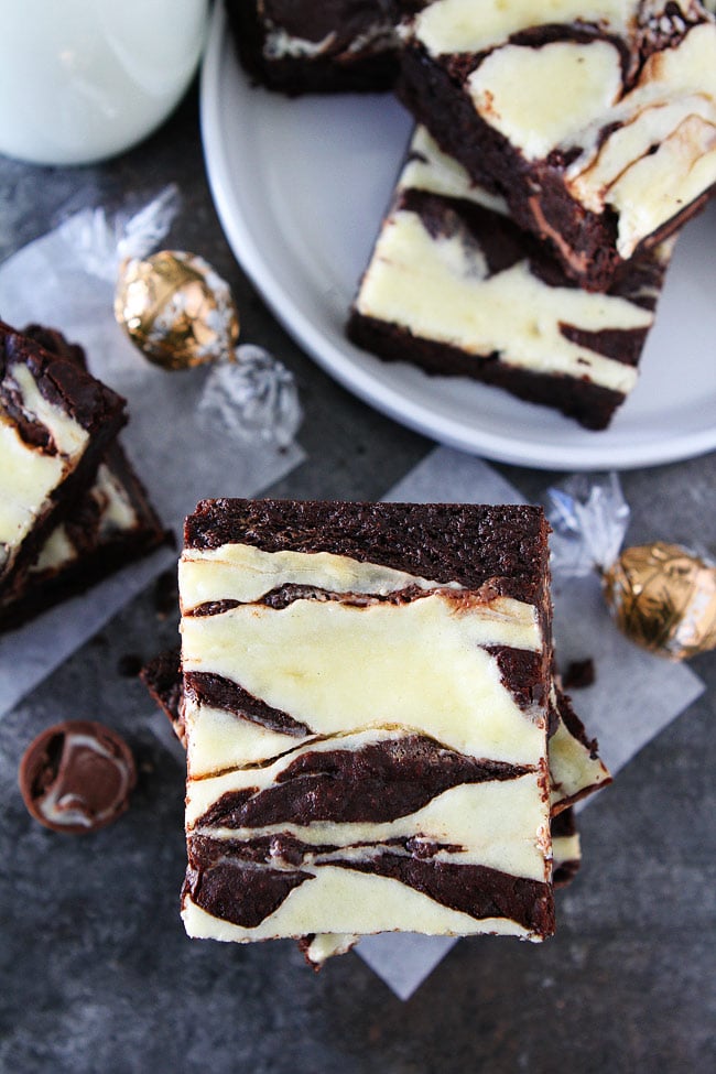 Cheesecake Truffle Brownies 