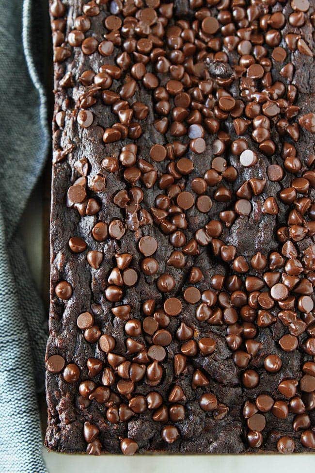 Gluten-Free Vegan Chocolate Banana Bread on twopeasandtheirpod.com You will never know this chocolate banana bread is gluten-free and vegan. It is SO rich, moist, and delicious! Chocolate Gluten Free Banana Bread Recipe