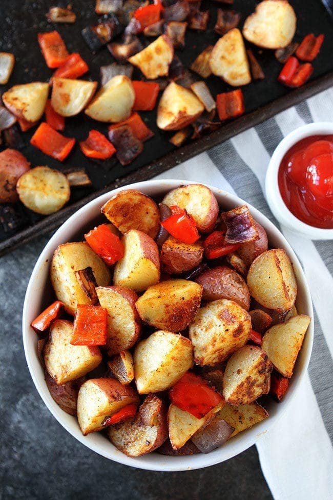 Parmesan Roasted Red Potatoes - Sugar n' Spice Gals