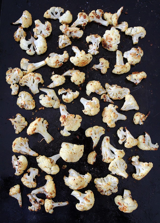 Roasted Mustard Cauliflower Recipe 